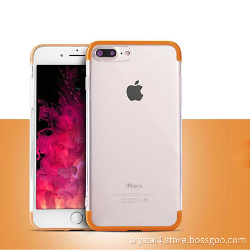 Dual color hybrid case, TPU+PC material, fused together